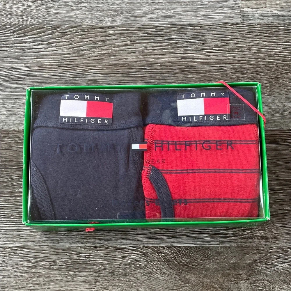 Tommy Hilfiger Boxer Briefs Men’s M Size Mid Rise 2PK OWEN STP & SLDBX